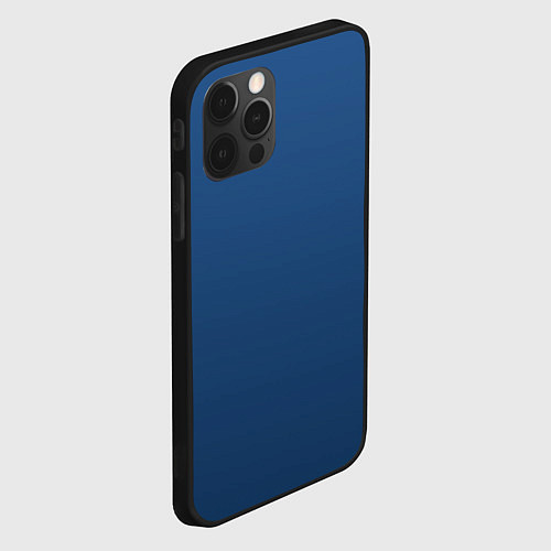 Чехол iPhone 12 Pro Max 19-4052 Classic Blue / 3D-Черный – фото 2
