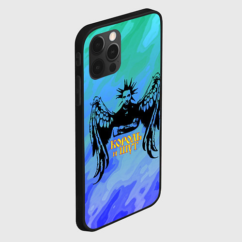 Чехол iPhone 12 Pro Max Король и Шут / 3D-Черный – фото 2