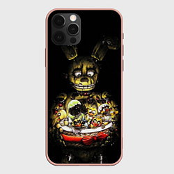 Чехол для iPhone 12 Pro Max Five Nights At Freddy's, цвет: 3D-светло-розовый