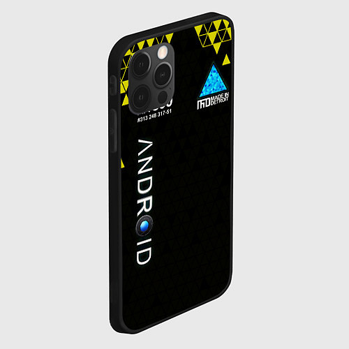 Чехол iPhone 12 Pro Max DETROIT: BECOME HUMAN / 3D-Черный – фото 2
