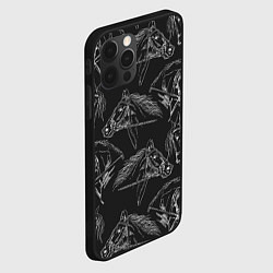 Чехол для iPhone 12 Pro Max Кони, цвет: 3D-черный — фото 2