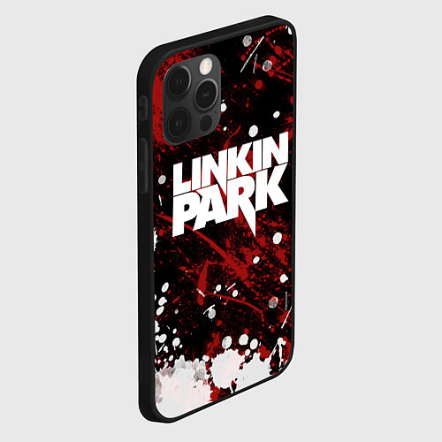 Чехол iPhone 12 Pro Max Linkin Park / 3D-Черный – фото 2