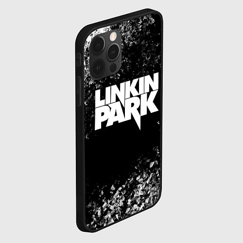 Чехол iPhone 12 Pro Max Linkin Park / 3D-Черный – фото 2