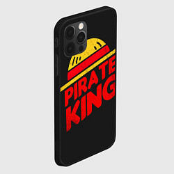 Чехол для iPhone 12 Pro Max One Piece Pirate King, цвет: 3D-черный — фото 2