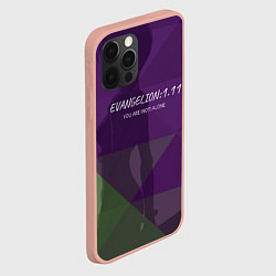 Чехол для iPhone 12 Pro Max Evangelion: 111, цвет: 3D-светло-розовый — фото 2