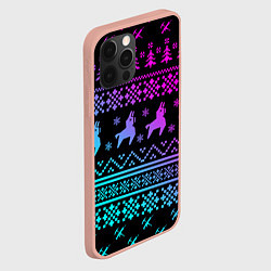 Чехол для iPhone 12 Pro Max FORTNITE НОВОГОДНИЙ, цвет: 3D-светло-розовый — фото 2