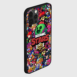 Чехол для iPhone 12 Pro Max BRAWL STARS SPIKE, цвет: 3D-черный — фото 2