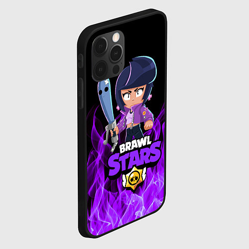 Чехол iPhone 12 Pro Max BRAWL STARS BIBI / 3D-Черный – фото 2