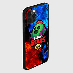 Чехол для iPhone 12 Pro Max Brawl Stars Spike, цвет: 3D-черный — фото 2