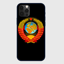 Чехол для iPhone 12 Pro Max СССР, цвет: 3D-черный