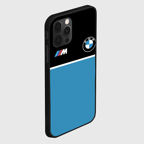 Чехол iPhone 12 Pro Max BMW БМВ / 3D-Черный – фото 2