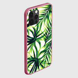 Чехол для iPhone 12 Pro Max Тропики, цвет: 3D-малиновый — фото 2