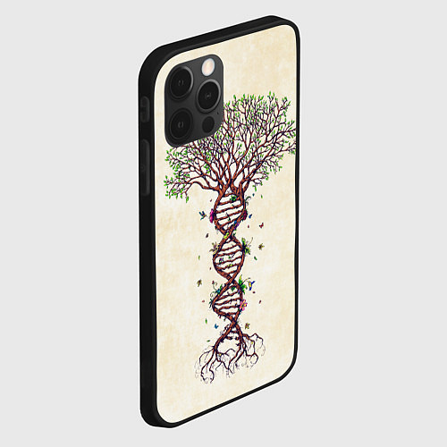 Чехол iPhone 12 Pro Max Дерево жизни / 3D-Черный – фото 2