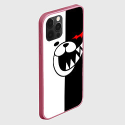 Чехол для iPhone 12 Pro Max MONOKUMA КАПЮШОН, цвет: 3D-малиновый — фото 2