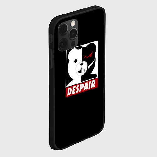 Чехол iPhone 12 Pro Max Monokuma / 3D-Черный – фото 2