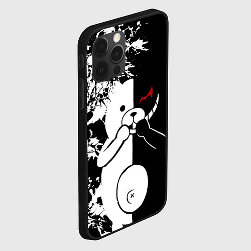 Чехол iPhone 12 Pro Max Monokuma / 3D-Черный – фото 2
