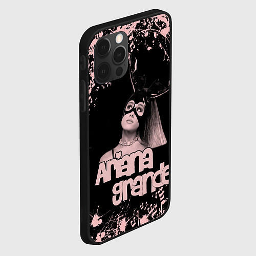 Чехол iPhone 12 Pro Max ARIANA GRANDE / 3D-Черный – фото 2