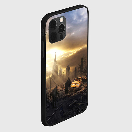 Чехол iPhone 12 Pro Max Сталкер / 3D-Черный – фото 2