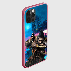 Чехол для iPhone 12 Pro Max Sekiro Shadows Die Twice, цвет: 3D-малиновый — фото 2