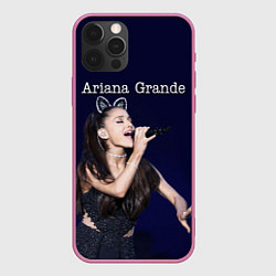 Чехол для iPhone 12 Pro Max Ariana Grande Ариана Гранде, цвет: 3D-малиновый