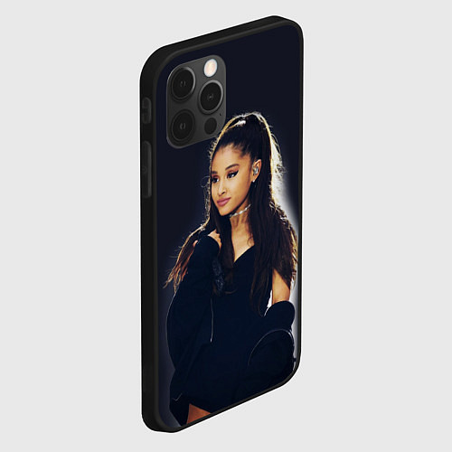 Чехол iPhone 12 Pro Max Ariana Grande Ариана Гранде / 3D-Черный – фото 2