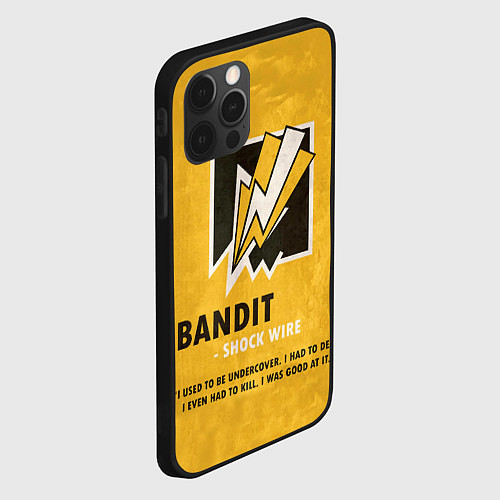 Чехол iPhone 12 Pro Max Bandit R6s / 3D-Черный – фото 2