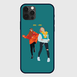 Чехол для iPhone 12 Pro Max Кис-кис, цвет: 3D-черный