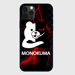 Чехол для iPhone 12 Pro Max MONOKUMA, цвет: 3D-черный