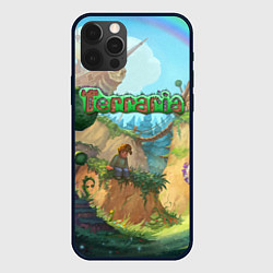 Чехол для iPhone 12 Pro Max Terraria, цвет: 3D-черный