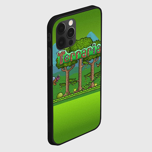 Чехол iPhone 12 Pro Max Terraria / 3D-Черный – фото 2