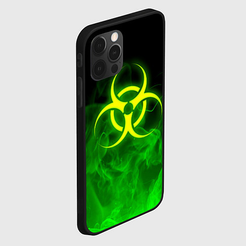 Чехол iPhone 12 Pro Max BIOHAZARD / 3D-Черный – фото 2