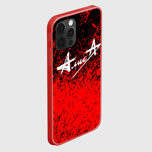Чехол iPhone 12 Pro Max АлисА / 3D-Красный – фото 2