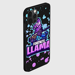 Чехол для iPhone 12 Pro Max Fortnite LLAMA, цвет: 3D-черный — фото 2