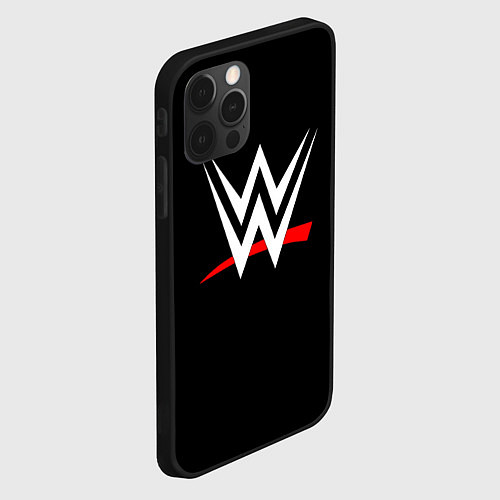 Чехол iPhone 12 Pro Max WWE / 3D-Черный – фото 2