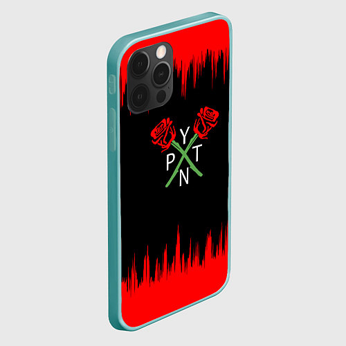 Чехол iPhone 12 Pro Max ТИКТОКЕР - PAYTON MOORMEIE / 3D-Мятный – фото 2