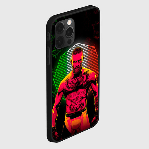 Чехол iPhone 12 Pro Max CONOR McGREGOR / 3D-Черный – фото 2