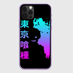 Чехол для iPhone 12 Pro Max Tokyo Ghoul, цвет: 3D-сиреневый