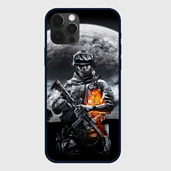 Чехол для iPhone 12 Pro Max Battlefield, цвет: 3D-черный