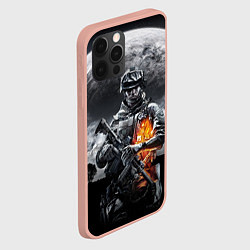 Чехол для iPhone 12 Pro Max Battlefield, цвет: 3D-светло-розовый — фото 2