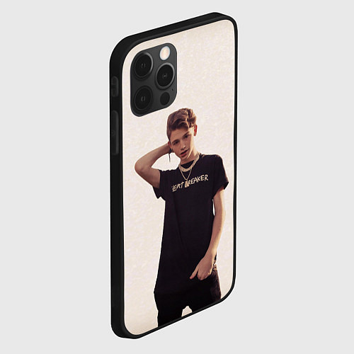 Чехол iPhone 12 Pro Max ТИКТОКЕР - PAYTON MOORMEIE / 3D-Черный – фото 2