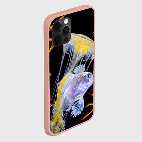 Чехол iPhone 12 Pro Max Медуза / 3D-Светло-розовый – фото 2