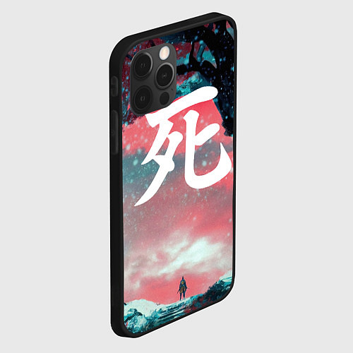 Чехол iPhone 12 Pro Max Sekiro shadows die twice / 3D-Черный – фото 2