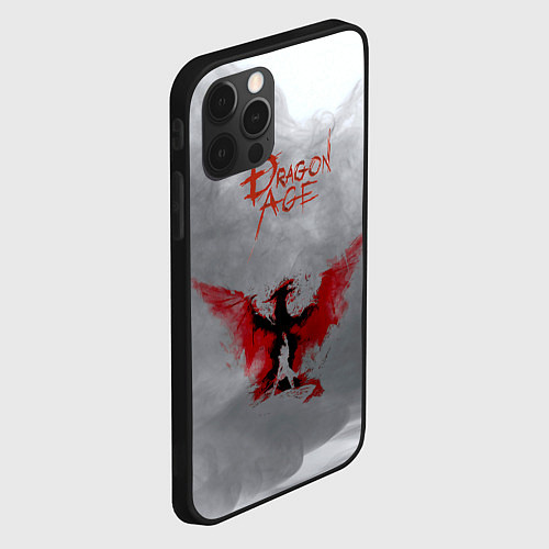 Чехол iPhone 12 Pro Max Dragon Age / 3D-Черный – фото 2