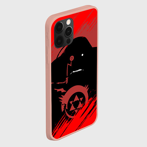 Чехол iPhone 12 Pro Max Стальной алхимик / 3D-Светло-розовый – фото 2