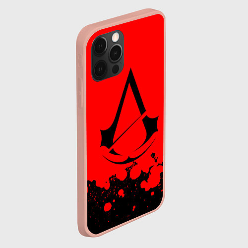Чехол iPhone 12 Pro Max Assassin’s Creed / 3D-Светло-розовый – фото 2