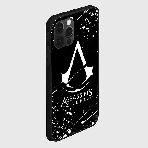 Чехол iPhone 12 Pro Max ASSASSINS CREED / 3D-Черный – фото 2