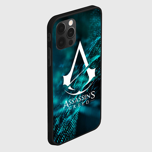 Чехол iPhone 12 Pro Max ASSASSINS CREED / 3D-Черный – фото 2