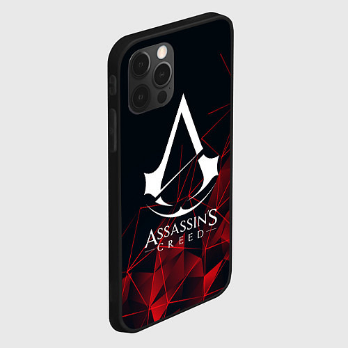 Чехол iPhone 12 Pro Max ASSASSINS CREED / 3D-Черный – фото 2