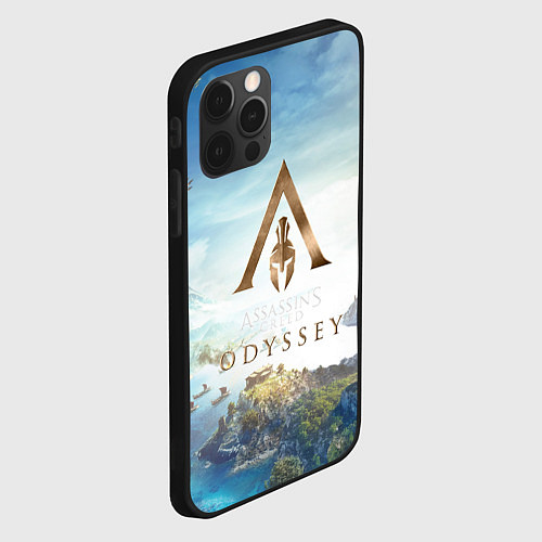 Чехол iPhone 12 Pro Max Oddysey / 3D-Черный – фото 2