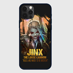 Чехол для iPhone 12 Pro Max Jinx, цвет: 3D-черный